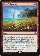 Brass's Bounty (Draft Weekend) [Rivals of Ixalan Promos] Magic MTG picture