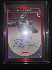 2026 Topps Marvel Brooklyn Collection Captain America War Machine Auto Red 5/5 picture