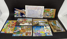 Disney Pin DLR Mickey's All American Pin Quest 2003 Set Post Cards Only picture