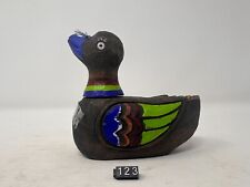 Vintage Duck Hardwood Hand-Crafted One-of-a-Kind Whimsy Rustic Decor Accent 4” picture