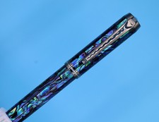 Artisan Jr Gentlemen Rollerball Pen Paua Abalone Black Titanium Luxury picture