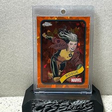 2025 Topps Chrome Marvel Sapphire Rogue Orange /25 picture