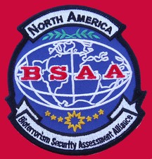 BSAA North America Costume Cosplay Shoulder Patch Hook 3.75 X 4.0 Inch. picture