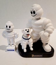 MICHELIN MAN WITH DOG-7 IN TALL- AND RETIRED FIGURE 4 3/4