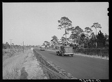 Pensacola Florida 1941 Highway Road Car Truck FSA Marion Post Wolcott picture