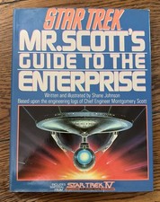 Star Trek Mr. Scott's Guide to the Enterprise; HC w/DJ, 1987 picture