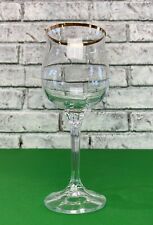 Vintage Bohemia Crystal Geneva White Wine Glass 7 1/4