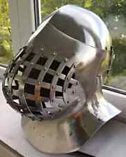 13th Century Medieval Bascinet Helmet Medieval Viking Warrior Helmet Full Face picture