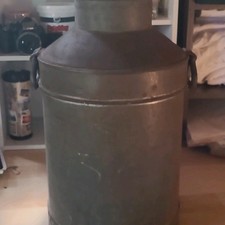 Vintage 1930s milk can picture