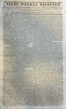 Niles Weekly Register July 1, 1820 Hayti General William Clark Lewis Cass picture