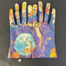ISSEY MIYAKE Aya Takano 2004AW Leather Gloves Space Girl IM43AF108 Used picture