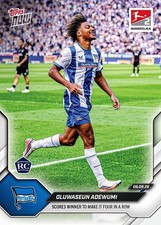 Oluwaseun Adewumi Topps Now 2026-27 Hertha BSC Card 15 pre order picture