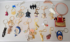 Huge Variety Keychain Lot 23pc - Italian Designer Gattinoni, Tipi, Crystal Rhine picture
