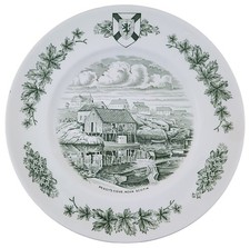 Peggy’s Cove Nova Scotia Plate 10″ Staffordshire England Wood & Sons picture
