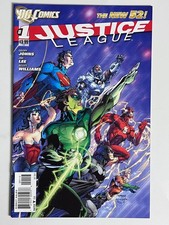 Justice League #1 (2011) Premiere Issue in 9.0 Very Fine/Near Mint -Unlimited... picture