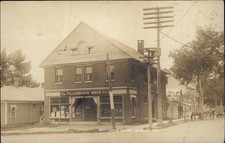 GORHAM MAINE ME Fillebrown Bros Storefront Antique RPPC Real Photo Postcard picture
