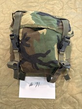USGI Vintage 90s Woodland Camo Nylon Combat Training Field Buttpack picture