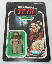 RECARDED 1983 Chief Chirpa Star Wars ROTJ 100% Complete Vintage Ewok Figure Lot picture