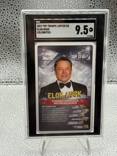 2019 Elon Musk FIRST CARD EVER Top Trumps ROOKIE BGS 9.5 GEM MINT Rare SpaceX picture
