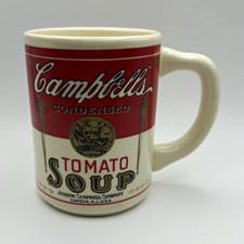 Campbell's Condensed Tomato Soup Advertising Mug, Red & White picture