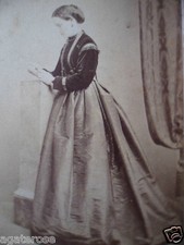 ANTIQUE OLD VINTAGE CDV PHOTO PORTRAIT of VICTORIAN LADY J JAMIESON EDINBURGH picture