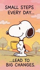 Happy Snoopy Quote Poster –