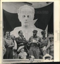 1951 Press Photo Fidel Castro and his group - lrx65382 picture