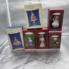 Lot of 6 Hallmark Keepsake Madame Alexander Doll Christmas Ornaments picture