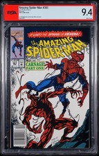 Amazing Spiderman 361 PSA 9.4 White Pages Ed 1st Carnage Cletus Kasady Key 1992 picture