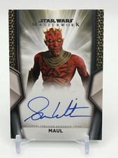 2025 Topps Star Wars Masterwork Sam Witwer as Maul On Card Autograph picture