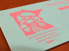 Minnesota Twins VINTAGE Gift Certificate Metropolitan Stadium Bloomington MN picture