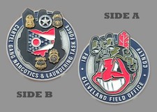 FBI Cleveland CGNLT Cartel Gang Narcotics Task Force Challenge Coin  1#27 picture