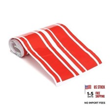 2 PCS Racing Stripes for Cars, Racing Stripes Sunroof Decal for Car, PVC Red picture
