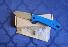 *NICE*🔥 KNAFS LANDER - Folding Pocket Knife W/Blue G10 Handle & SW D2 Blade  picture