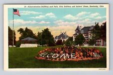 Sandusky OH-Ohio, Ohio Soldiers & Sailors Home, Administration Vintage Postcard picture