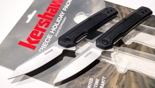 KERSHAW KS7017 2 PC BLACK Spring Open Assisted Tactical Folding Pocket Knife picture