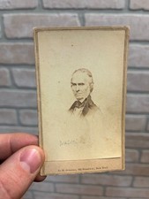 Antique CDV Photo Poet John Greenleaf Whittier Abolitionist, Politician picture