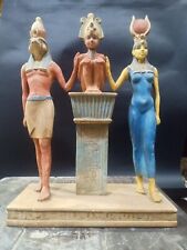 Egyptian Antiquities Egyptian mythology statue Goddes Osiris,Isis,Horus Egypt BC picture