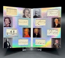 2025 Eternal Revelation HISTORY RELIC BOOK /50 Bach, Chopin, Beethoven, Mozart + picture