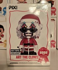 Thrilljoy PIX Art the Clown Terrifier Santa Hot Topic Exclusive & soft protector picture