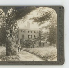 Elmwood Birthplace James Russell Lowell Cambridge MA Underwood Stereoview picture