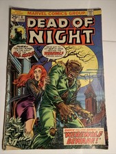 Dead of Night #4 (1974 Marvel Comics) Werewolf By Night Appearance, John Romita picture