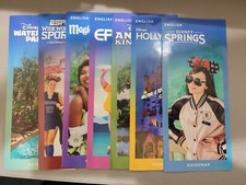 NEW 2023/2024 Walt Disney World Theme Park Maps - 7 map Brochures set picture