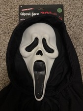 Scream Ghost Face Father Death 30th Anniversary Mask Fun World MINT picture