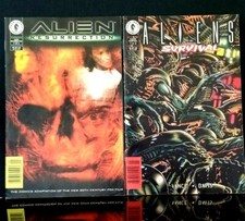 Alien Resurrection #1 & Aliens Survival #1 Dark Horse Comic Books Rare  picture