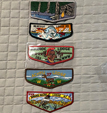 Boy Scouts Order of the Arrow OA Lodge Flap Patch Lot Nentego 20 & More picture