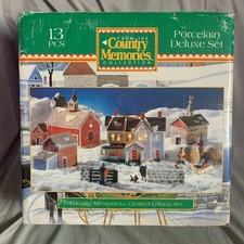 VTG Country Memories Limited Edition Christmas Village SEE DESCRIPTION picture