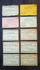 Vintage Barber Lot: TN Board Certificates, Union Shop Sign, Razor, Shears picture
