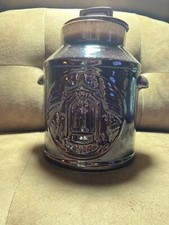 Vintage McCoy Pottery Brown Drip Glaze Bicentennial Cookie Jar w/Box #22-7019-16 picture