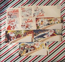 Rare 1950s Gulf Oil Letters & Envelopes From Santa Set Of 5 Different Designs picture